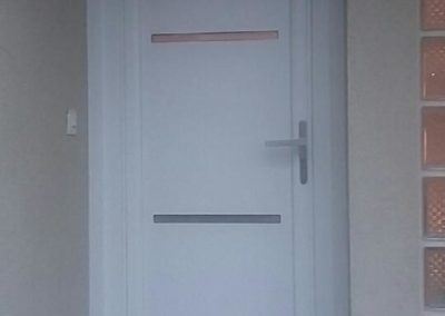 Porte blanche PVC