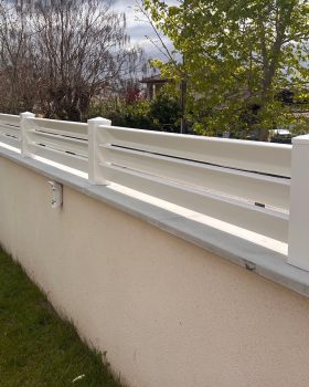 POSE CLÔTURE EN ALUMINIUM A L'UNION